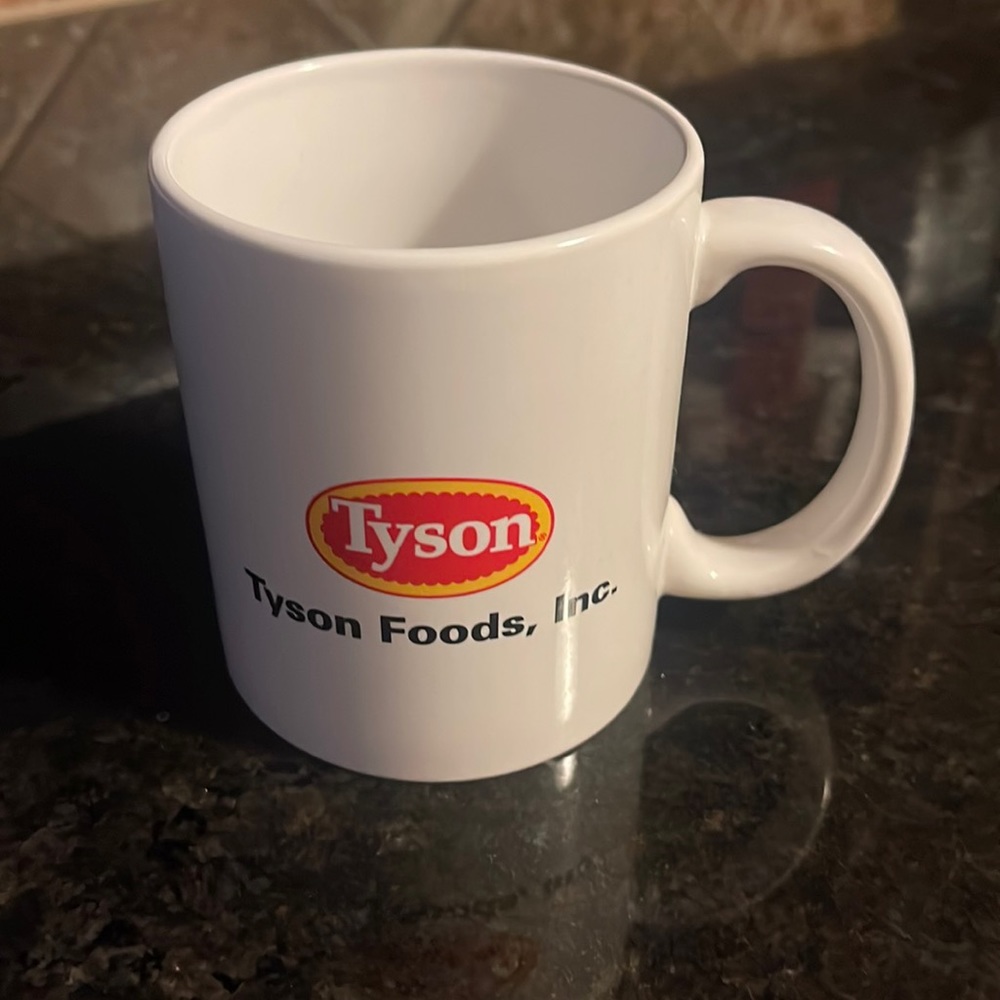 Tyson Foods coffee cup. New!